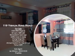 Blk 119 Yishun Ring Road (Yishun), HDB 3 Rooms #188778102